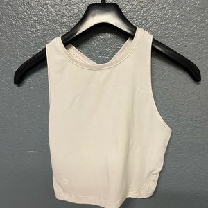 Athleta white crop